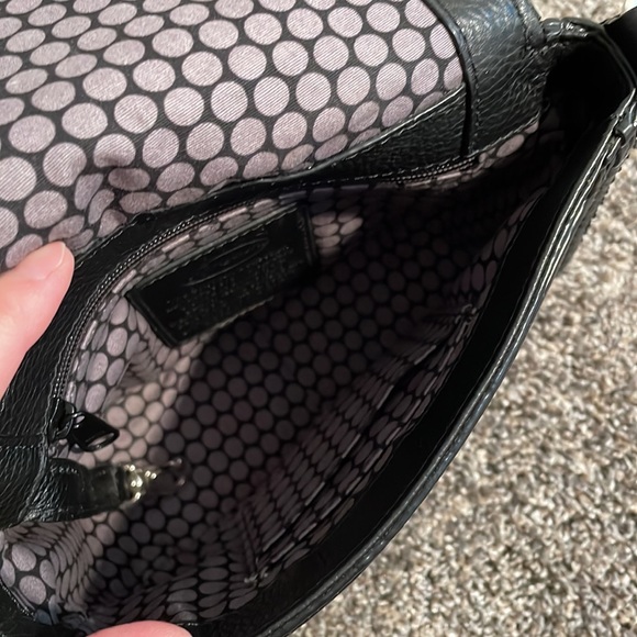 Great Condition Brighton Black Leather Nia Crossbody Handbag - Picture 7 of 15